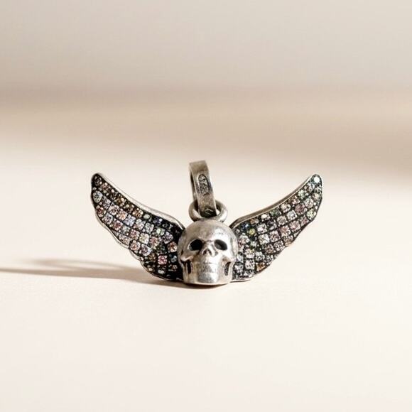 Chrome Hearts Jewelry - SOLD SOLD Chrome Hearts X Joe Foti Pave Diamond Winged Mahalia Skull Pendant